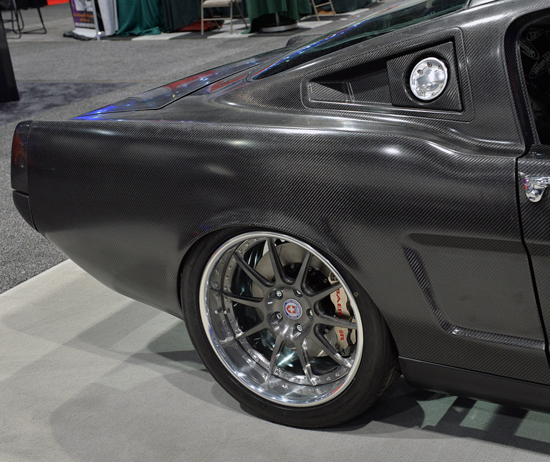 1967 Mustang carbon fiber wrap